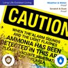 OSHA Caution When The Alarm Sounds and The Light Flashes Ammonia Has Been Detected Sign, 10x14 Inches, Rust Free .040 Aluminum, Fade Resistant, Made in USA