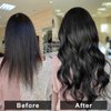 Clip In Hair Extensions Real Human Hair 8pcs Dark Brown Hair 100% Remy Virgin Human Hair Double Weft Straight Soft Hair Real Hair Extensions Human Hair Dark Brown 10inch