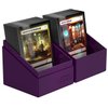 Ultimate Guard Boulder Solid 100+, Deck Case for 100 Double-Sleeved TCG Cards, Purple, Secure & Durable Storage for Trading Card Games, No Transparency