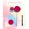 Waterproof Matte Gel Eyeliner Pot- Pink Long Lasting Cream Eyeliner Eyebrow Gel, High Intensity Pigments Smudge-proof Eye Liner Brow Cream, for Halloween Cosplay Show Eye Liner Brow Face Makeup-#112
