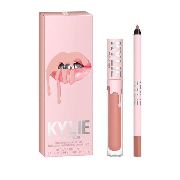 Kylie Jenner Cosmetics Lip Kit -(Bare) Liquid Lipstick And Lip Liner Matte