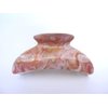 Generic Pink mauve beige marbled hair claw clip