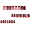BAOYAALIN Cat Eye Red Press on Nails Short Square Fake Glue on Nails with Exquisite Cat Eye Design for Women Girls Full Cover Artificial Acrylic False Stick on Nail for Daily Wear Wedding 24Pcs