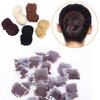 WeKen Hair Net 50 Pcs Elastic Mesh Invisible Wig Nets for Hair Bun Making Reusable Elasticity Hair Nets for Women Sleeping Ballet Dancer Kitchen Food Serive 20 Inches Dark Brown(50PCS Individual Pack)