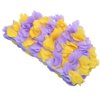 Medifier Lace Vintage Swim Cap Floral Petal Retro Style Bathing Caps for Women Rose Purple and Yellow