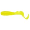 Mister Twister Teenie Curly Tail Grub, 2", Yellow, 20/Pack