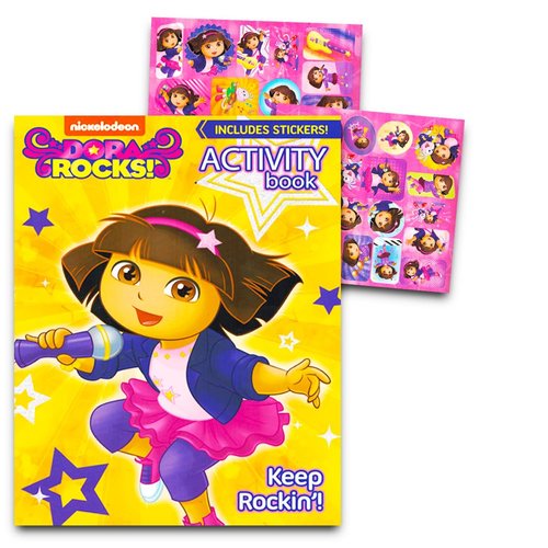 Dora the Explorer Coloring Book Super Set - 3 Dora Coloring Books Bundle with Dora Play Pack (Dora and Friends Party Supplies)