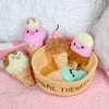 Homelodge Cute Plushies for Emotional Support – Sundae Therapy Ice Cream Plush Set – Anxiety Relief & Mood Booster – Funny Gifts for Girlfriend – Ice Cream Plush Support Pals – Support Plushies
