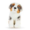 DEMDACO Australian Shepherd White and Grey 9 x 7.5 x 5 Inch Soft Plush Stuffed Animal