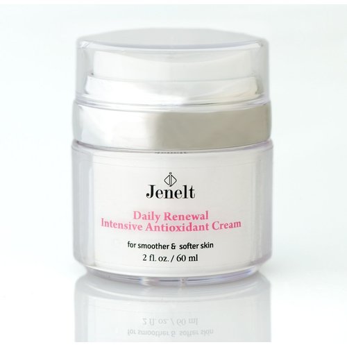 Firming Eye/Face Cream w/Vit C, Silk Peptides & Green Tea - Antioxidant Moisturizer for Wrinkles - Made with Certified Organic Ingredients - Good for Sensitive Skin