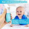 Baby Nail Trimmer Electric,Baby Nail Clippers, 6 in 1 Baby Nail File,Nail File Baby Grooming Kit Manicure Set for Toddler or Adults (Blue-New)