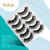 NaRak's False Eyelashes - Divas Series: RED CARPET Design. 5 Pairs of Faux Mink Lashes - Big Volume And Style With A Comfortable Designed For Everyday Wear To Enhance Your Natural Lashes