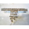 Crystal gold or silver cascading crystal hair barrette clip bridal clip bridal (Primary color: Gold)