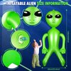 63 Inch Giant Inflatable Alien Blow Up Alien Green Alien Inflate Toy for Party Decorations, Birthday, Alien Theme Party Halloween, Easter, Christmas(1 Piece)