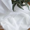 HLC.ME White Sheer Curtains 108 Inches Long - Voile Extra Long Window Treatment Rod Pocket Curtain Panels for Bedroom and Living Room (54 x 108 inches Long, Set of 2)