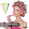 Haikole Pieces Brush Roller Pick 180 PCS Plastic Roller Pick Hair Curler Roller Pin,Multiple Colour Roller Pins for Hair Curling Styling,Brush Hair Rollers Pins (A-Mixed Colors)