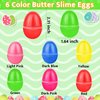 12 Pack Easter Eggs Fillers Butter Slime Kit, Easter Egg Stuffers Easter Slime Toys Easter Eggs for Easter Eggs Hunt Filling Treats Stuffer Easter Party Favor