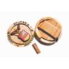 Air Force Wooden Puzzle Box - Hand Carved with Secret Compartment - All Natural Intarsia Wood Art