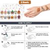 97 Pcs Funny Cat Temporary Tattoos Sticker Pet Animal Cats Themed Birthday Party Supplies Decorations Decor Favors Game Gifts Ideas Girls Boys Baby Showers Cute Fake Tattoo School Reward Home