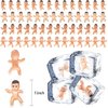 180 Pieces Mini Plastic Babies 1 Inch Baby Doll for Baby Shower Party Favors, Ice Cube Game, Party Decorations, Baby Bathing and Crafting