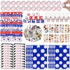 295 Pieces Baseball Party Favors Supplies Set Bulk Mini Baseballs Slap Bracelet Tattoo Sticker Keychain Adjustable Bracelet Goodie Bag Fillers for Sports Baseball Party Gifts Bags (Baseball)