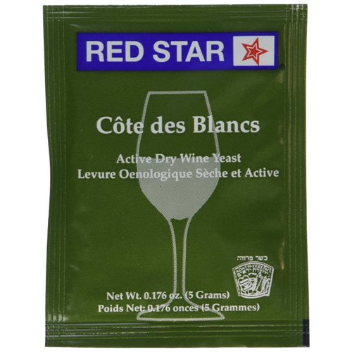 Cote des Blancs Wine Yeast - 10 Packs