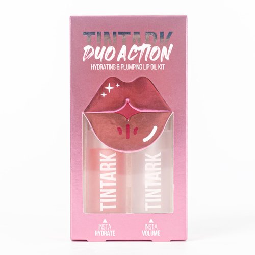 TINTARK Lip Plumper, Natural Lip Plumper and Lip Care Serum, Lip Enhancer for Fuller, Lip Mask, Beautiful Fuller, Hydrating & Reduce Fine Lines 9ML (Day& Night)