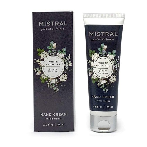 Mistral Hand Cream Organic Shea, White Flowers