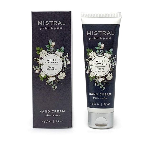 Mistral Hand Cream Organic Shea, White Flowers