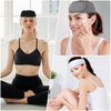Sublaga Spa Headband Hair Wrap, Sweat Headband Head Wrap Hair Towel Wrap Non-slip Stretchable Washable Makeup Headband for Face Wash (Black+White+Gray)