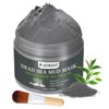 Pjordo Dead Sea Mud Mask for Face and Body, Deep Cleansing Facial Clay Mask for Acne, Blackheads, Whitehead, Oily Skin, Minimize Pores, Moisturizing, Natural Skin Care for Women and Men, 5.29oz/150g