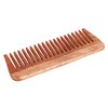 SVATV Handcrafted Neem wood Comb For Detangling Hair For Thick, Curly And Wavy Hair, Non-static And Eco-friendly With Wide Tooth For Grooming Hair Comb - (N-48)