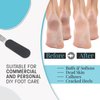 Professional Pedicure File Refills - Pack of 50 Foot File Replacement Pads - Black - Disposable Foot Files for Pedicures - Pedi Foot File Pads with Water Resistant Strong Adhesive (80 grit)
