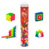PLUS PLUS 240 Piece Interlocking Building Blocks for Kids, Open Ended Connecting Toys, STEM Bin Classroom Mini Manipulatives - Neon Mix Play Tube