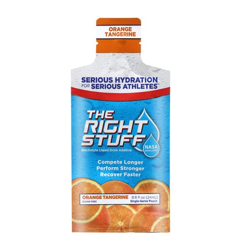 The Right Stuff electrolyte drink concentrate - 10 Pouch Box - Orange Tangerine