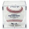 Grandstand Baseball Display Case, Clear Square Memorabilia Box for Autographed Baseball by THE ORIGINAL BALLQUBE. Made in The USA