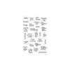 Hero Arts CM351 Clear Stamps, Hero Greetings Mini Messages