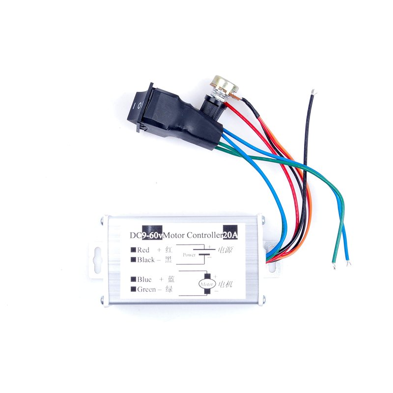 LIVISN DC Motor Speed Controller, Brush Motor Driver Controls Module DC ...