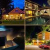 Aootek Solar Lights Outdoor 182 LEDs 2500Lm Solar Motion Sensor Lights IP65 Waterpro of with Wide Anglefor Patio Garden Garage Yard Front Door(2pack)