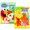 Sesame Street Coloring Book Super Set ~ 5 Book Bundle with Coloring and Learning Activities, Stickers, More Featuring Elmo, Cookie Monster, Big Bird