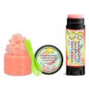 Mai Tai Punch Soothing & Luscious Lips by OverSoyed Exfoliator & Chapped Lip Repair Lip Care Combo | Artisan Handcrafted to Order Tropical Pineapple Grapefruit Orange Lime Mango Flavored Exfoliating Sugar Lip Scrub & Lip Moisturizer Balm Gift Set