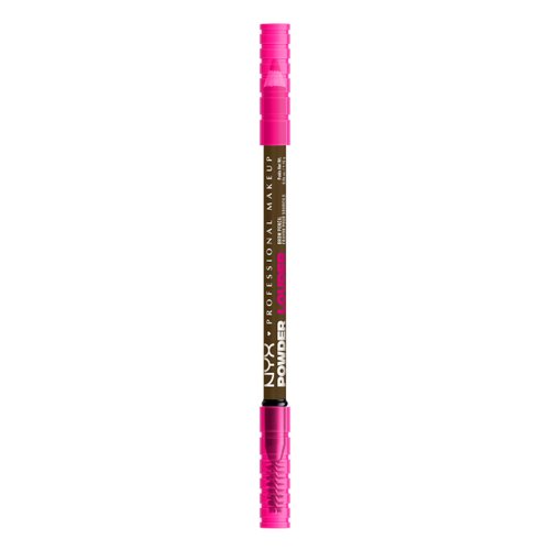 NYX PROFESSIONAL MAKEUP Brow Powder Louder Eyebrow Pencil, Brow Pencil with Buildable Volume For Up To 12HR Wear, Vegan Formula - Taupe