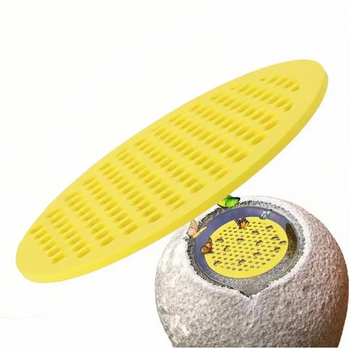 2-Pack Floating Bee Island – 8 Inch Eco-Friendly EVA Foam Bee Watering Station & Butterfly Feeder for Garden, Backyard, and Patio – Safe Drinking Platform for Pollinators