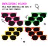 Neliblu Kids Sunglasses Party Favors 80’s Style Sun Glasses for Beach and Pool Parties, Carnival Prizes, Party Favors, Party Toys, Bulk Pack Neon Sunglasses for Kids And Adults (1 Dozen)