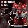 HIGH GODO Flame Mech Building Model Toy for Kids,Cool Joint Movable Mech Display Set with Exclusive Display Stand, Birthday Gifts for Boys 8-12（453PCS）