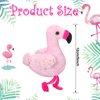 Jexine 9 Pieces Mini Stuffed Plush Toys Plush Stuffed Doll Cute Small Stuffed Animal Toy Hanging Ornaments Party Supplies Favors for Gifts Hawaiian Summer Beach Luau Party 5 Inch(Flamingo)