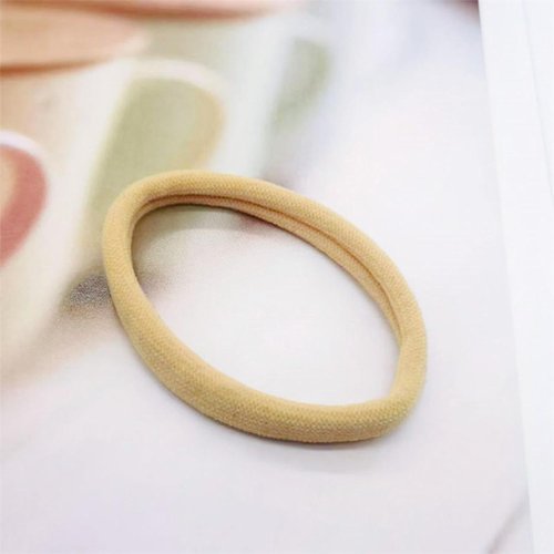 Generic Light Shades Hair Ties 6pcs for Women Girls, Seamless Thick Hair Band, Elastic Hair Ties No Ponytail Holder