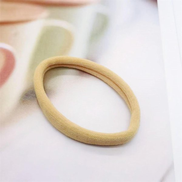 Generic Light Shades Hair Ties 6pcs for Women Girls, Seamless Thick Hair Band, Elastic Hair Ties No Ponytail Holder