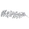 SAMKY Charming Flower Wreath Headband Style Crystal Bridal Tiara T1270