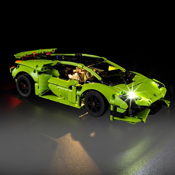 Mililier LED Light Kit for Lego Huracán Tecnica 42161 Building Set, Compatible with Lego 42161 Building Blocks Model(Not Include Blocks Set)